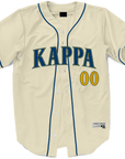 Kappa Kappa Gamma - Cream Baseball Jersey Premium Baseball Kinetic Society LLC 