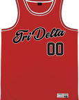 Delta Delta Delta - Big Red Basketball Jersey - Kinetic Society