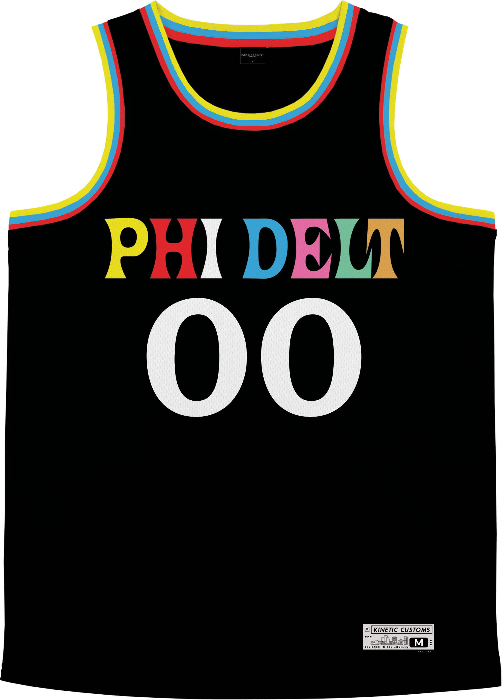 Phi Delta Theta - Crayon House Basketball Jersey - Kinetic Society