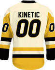 Tau Kappa Epsilon - Golden Cream Hockey Jersey - Kinetic Society