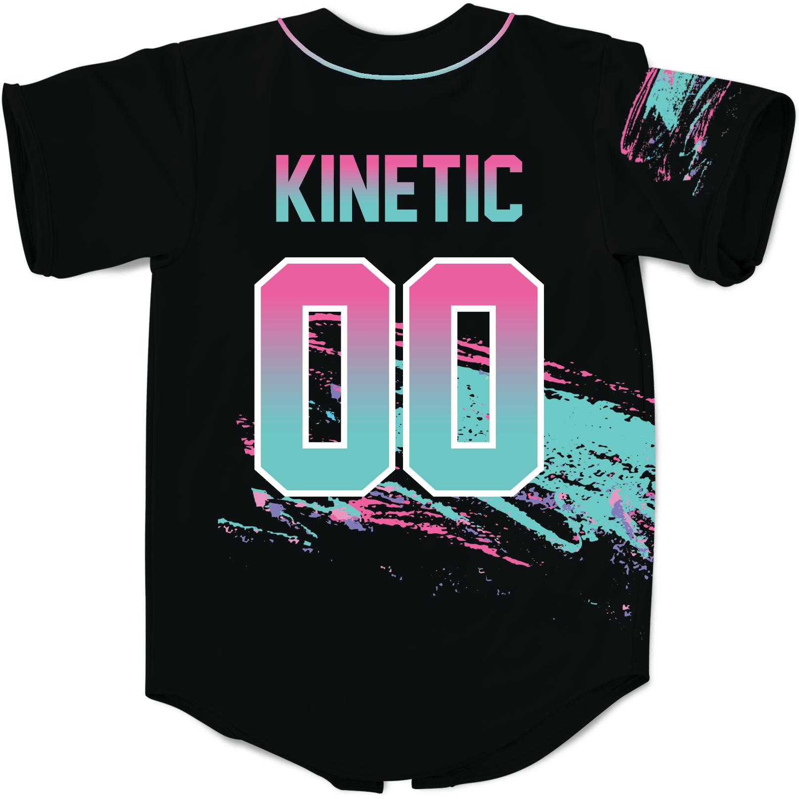 Phi Kappa Tau - Miami Beach Splash Baseball Jersey - Kinetic Society