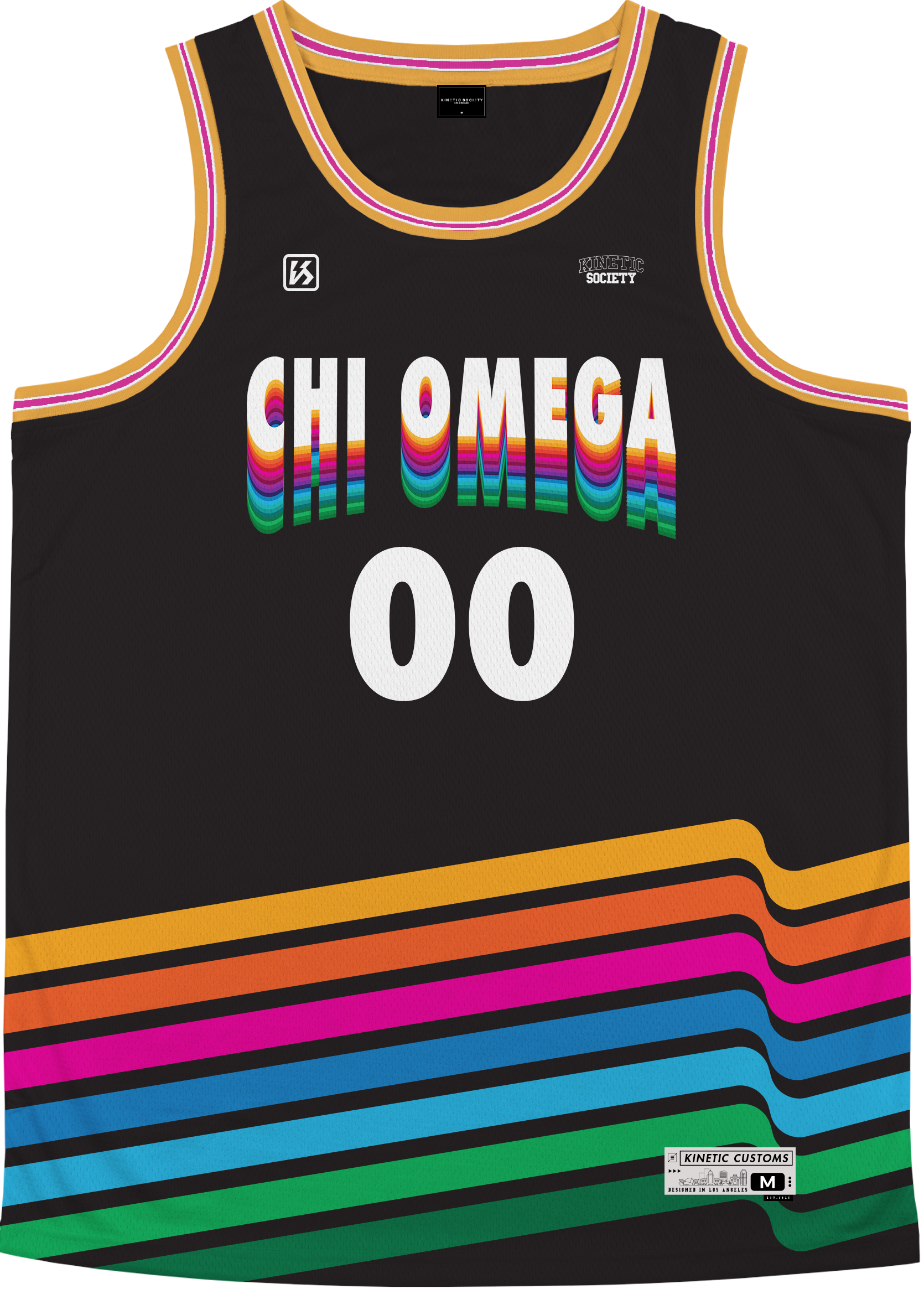 CHI OMEGA - 80max Basketball Jersey