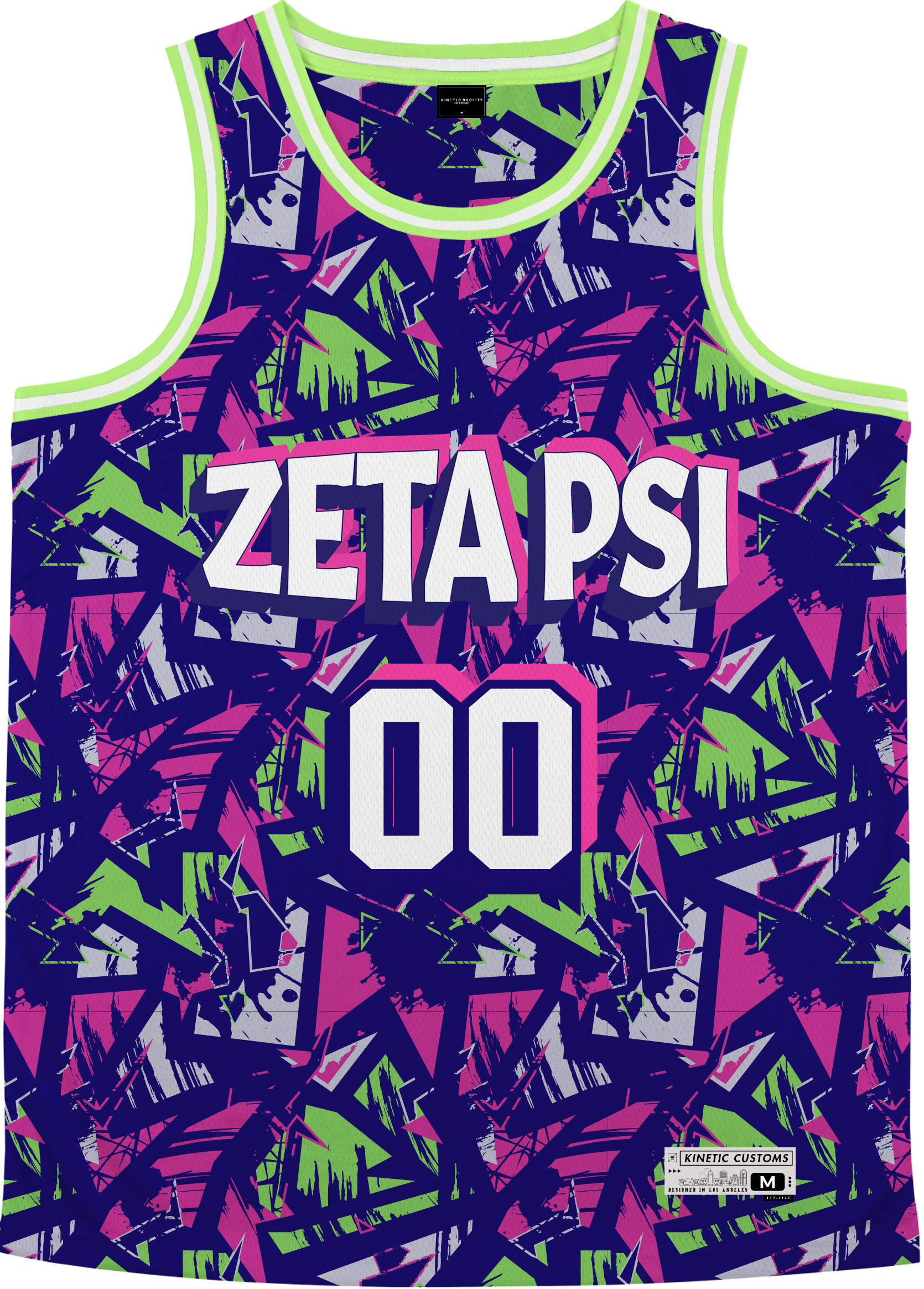 ZETA PSI - Purple Shrouds Basketball Jersey