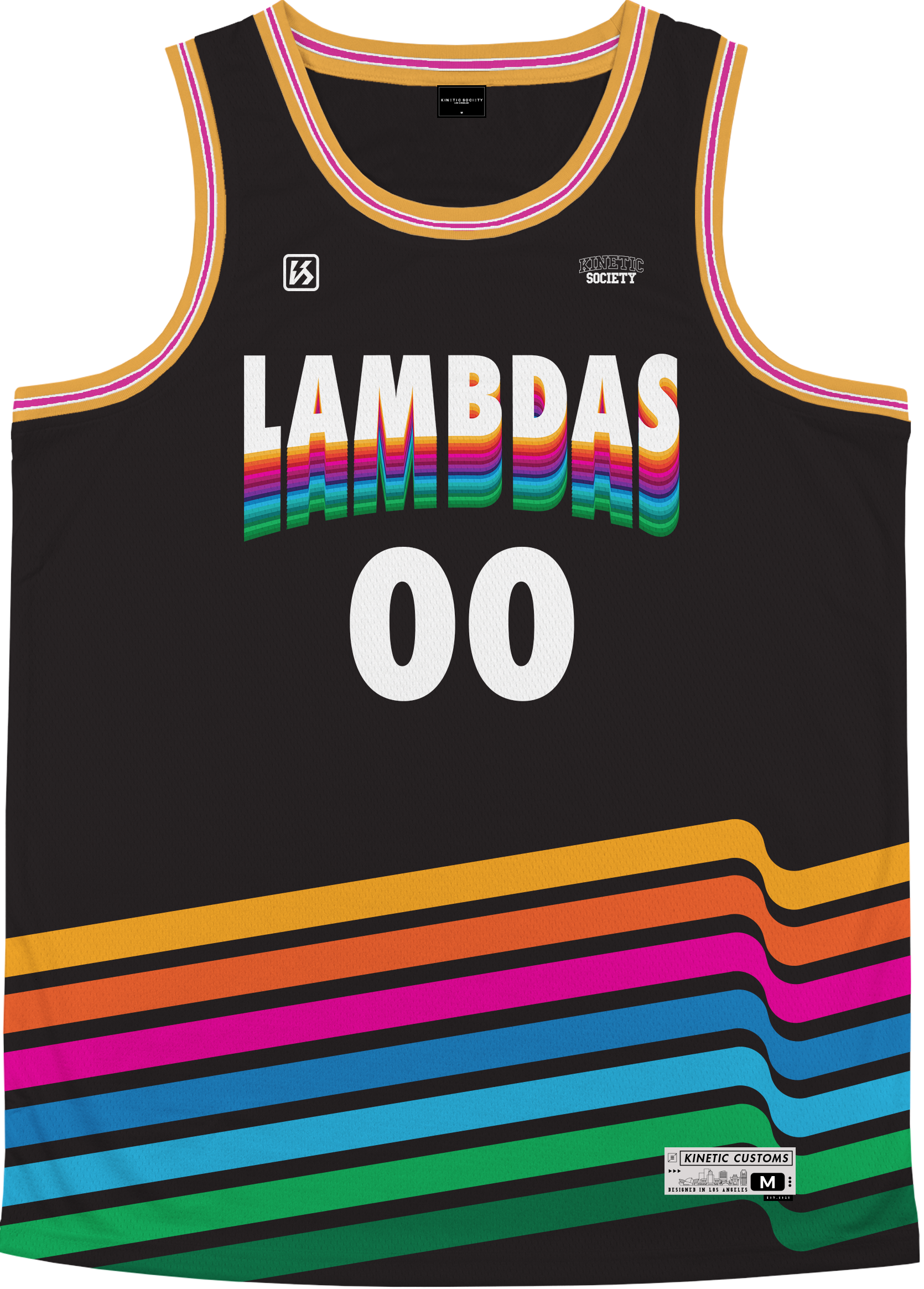 LAMBDA PHI EPSILON - 80max Basketball Jersey