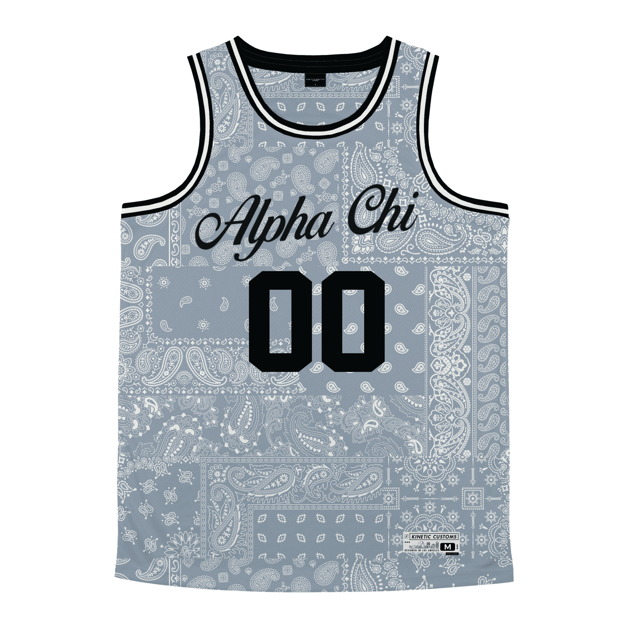 Alpha Chi Omega - Slate Bandana - Basketball Jersey
