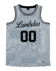 Lambda Phi Epsilon - Slate Bandana - Basketball Jersey