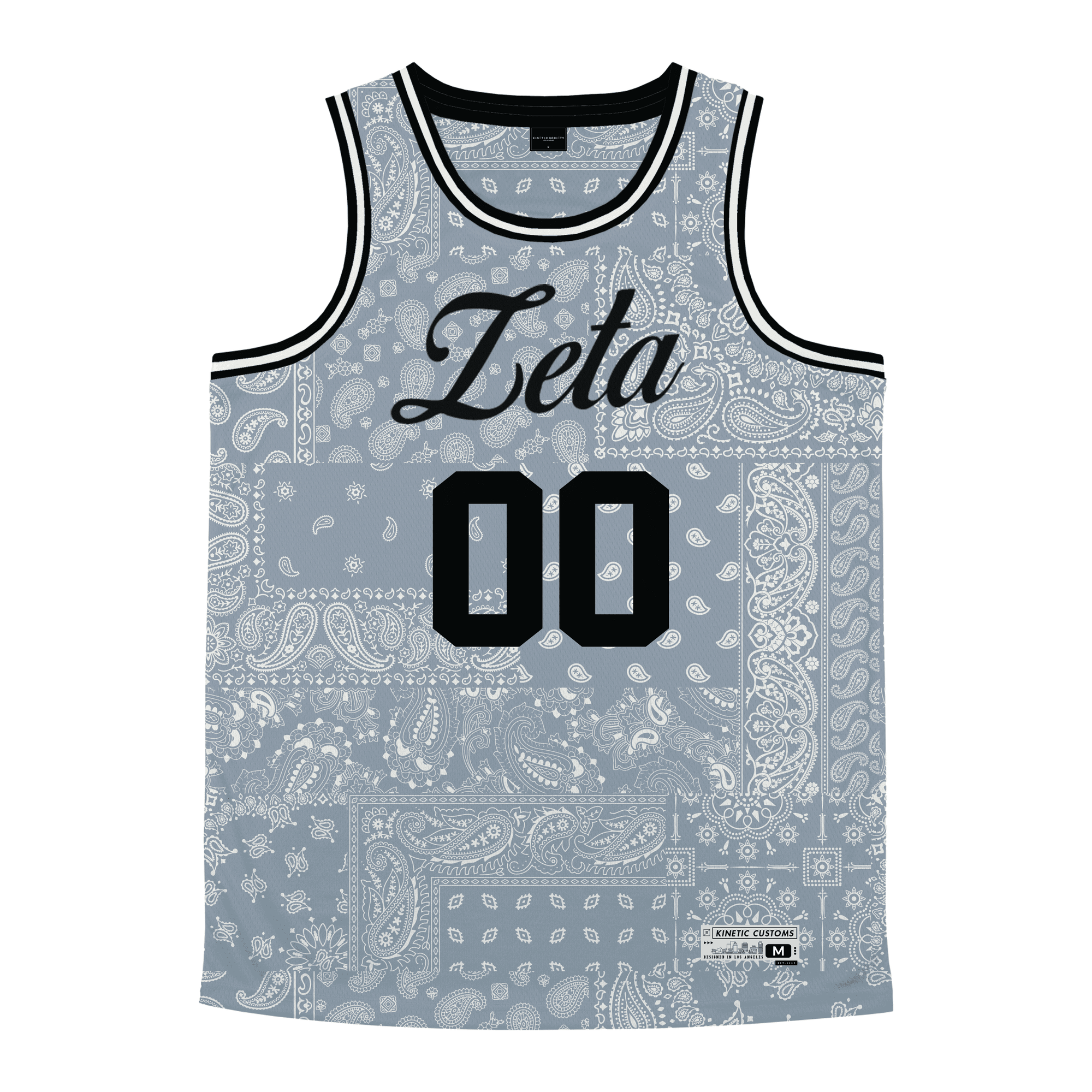 Zeta Tau Alpha - Slate Bandana - Basketball Jersey