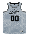 Zeta Tau Alpha - Slate Bandana - Basketball Jersey