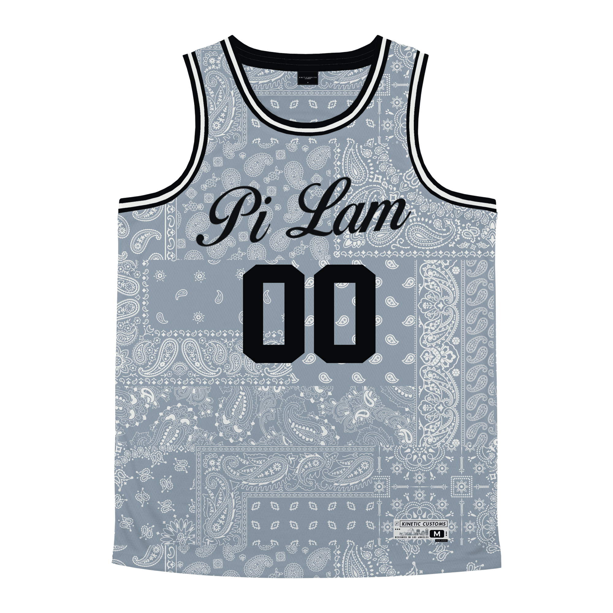 Pi Lambda Phi - Slate Bandana - Basketball Jersey