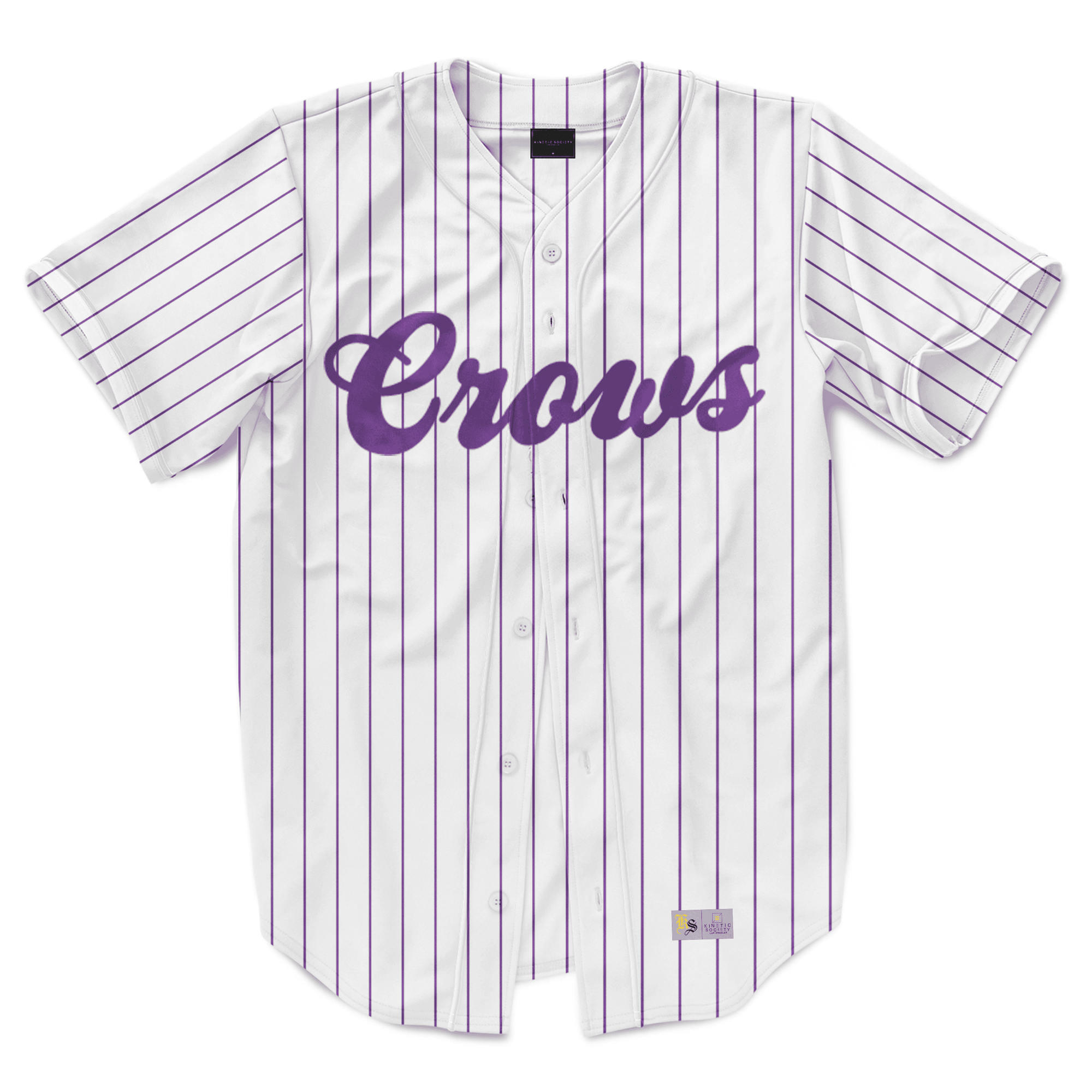 Alpha Chi Rho - Purple Pinstipe - Baseball Jersey