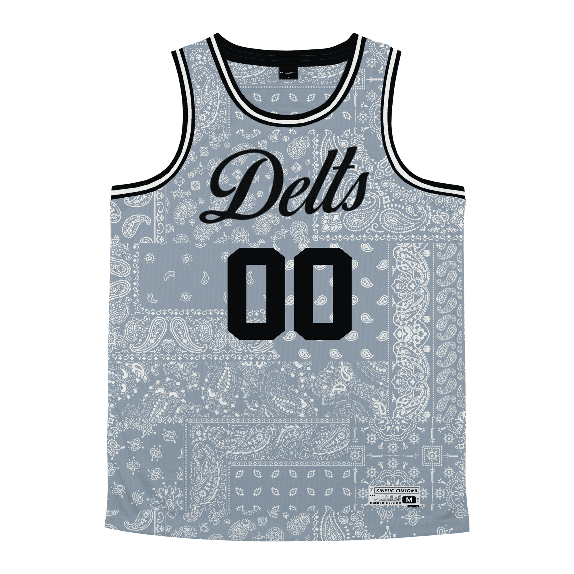 Delta Tau Delta - Slate Bandana - Basketball Jersey