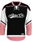 Alpha Chi Omega - Black Pink - Hockey Jersey