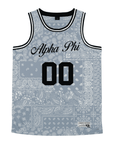 Alpha Phi - Slate Bandana - Basketball Jersey