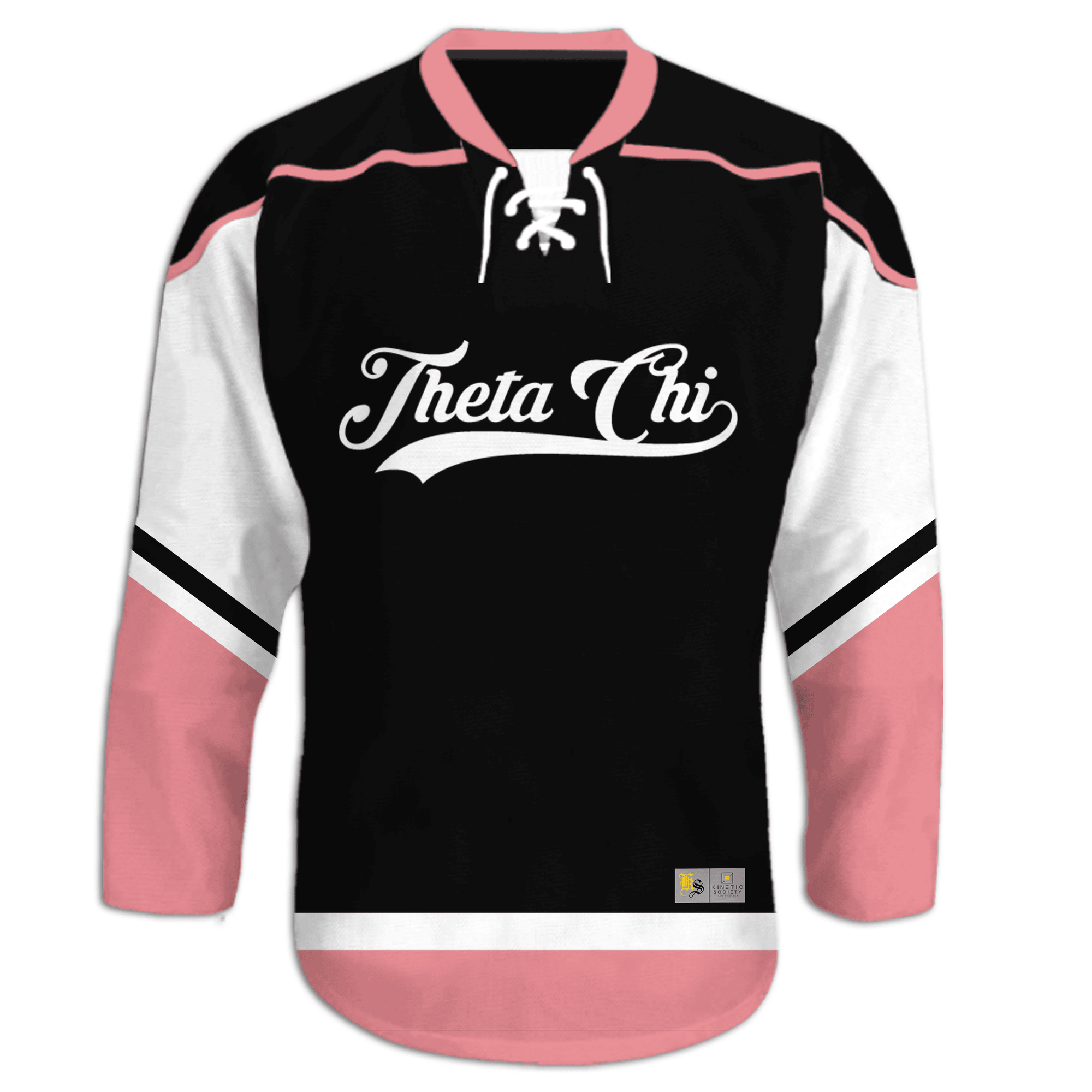 Theta Chi - Black Pink - Hockey Jersey