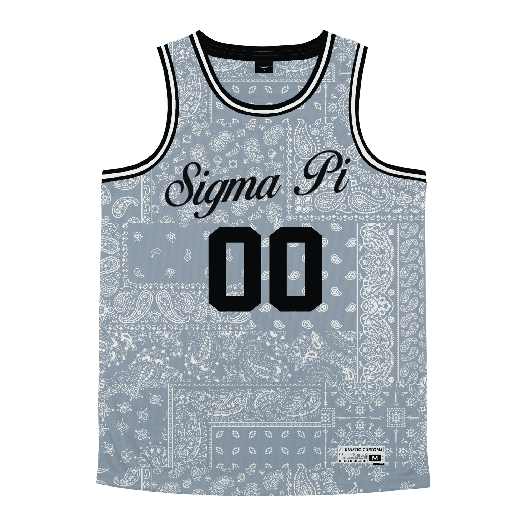 Sigma Pi - Slate Bandana - Basketball Jersey