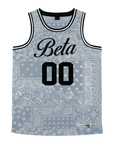 Beta Theta Pi - Slate Bandana - Basketball Jersey