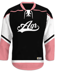 Alpha Gamma Rho - Black Pink - Hockey Jersey