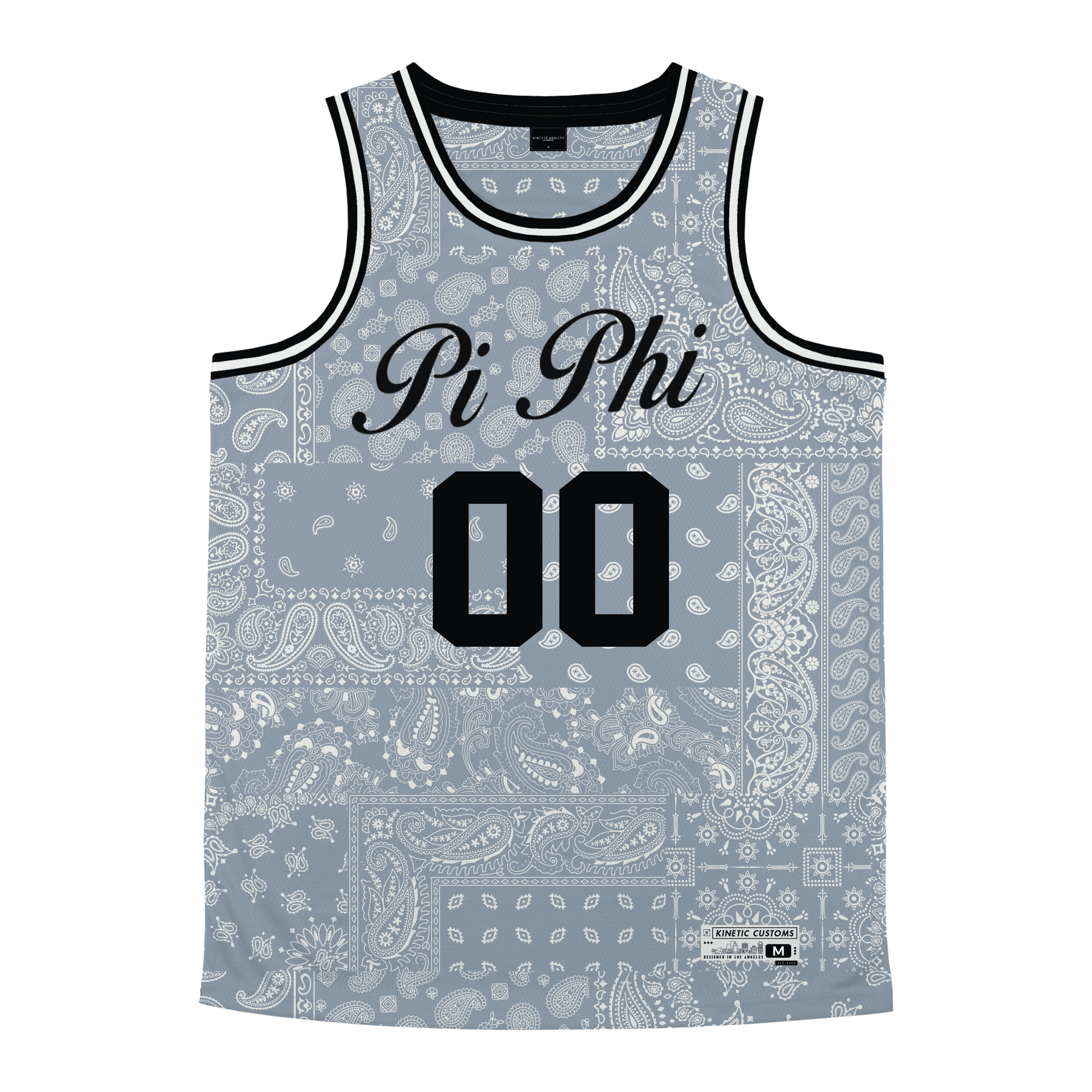 Pi Beta Phi - Slate Bandana - Basketball Jersey