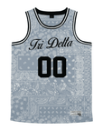 Delta Delta Delta - Slate Bandana - Basketball Jersey