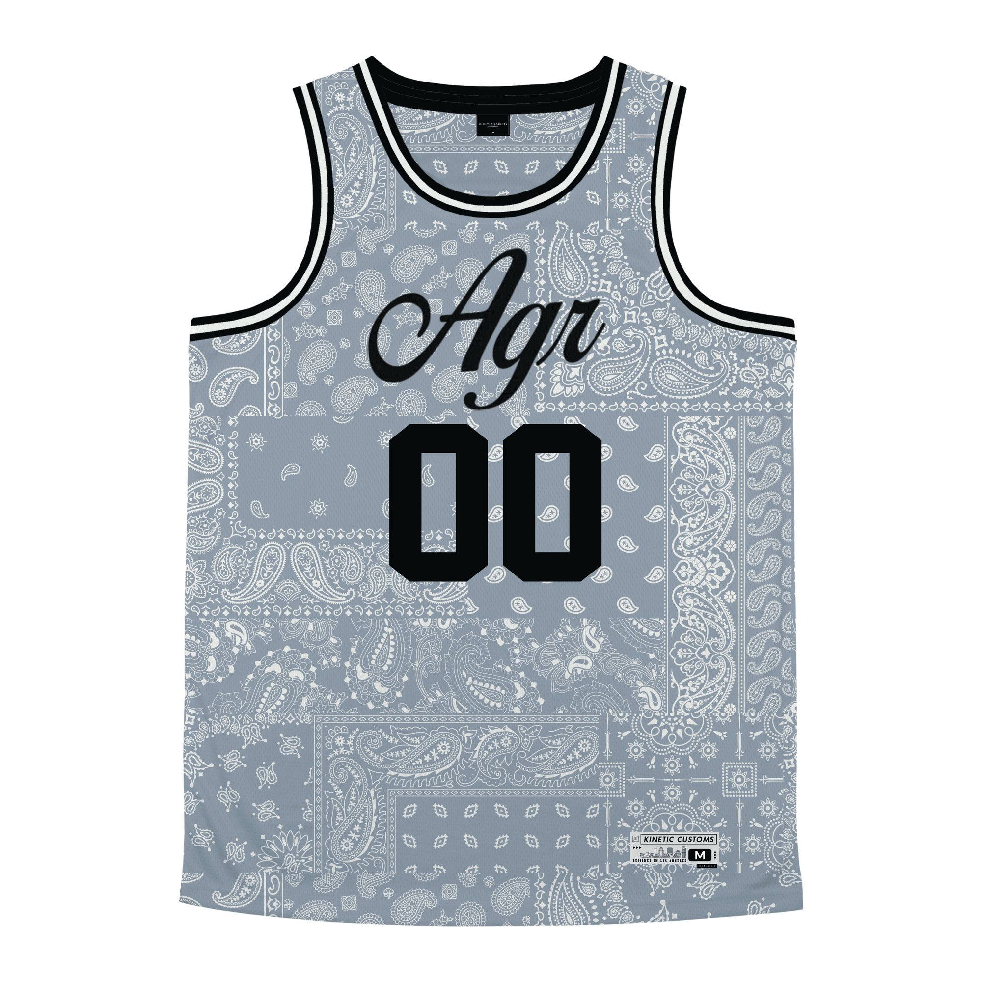 Alpha Gamma Rho - Slate Bandana - Basketball Jersey