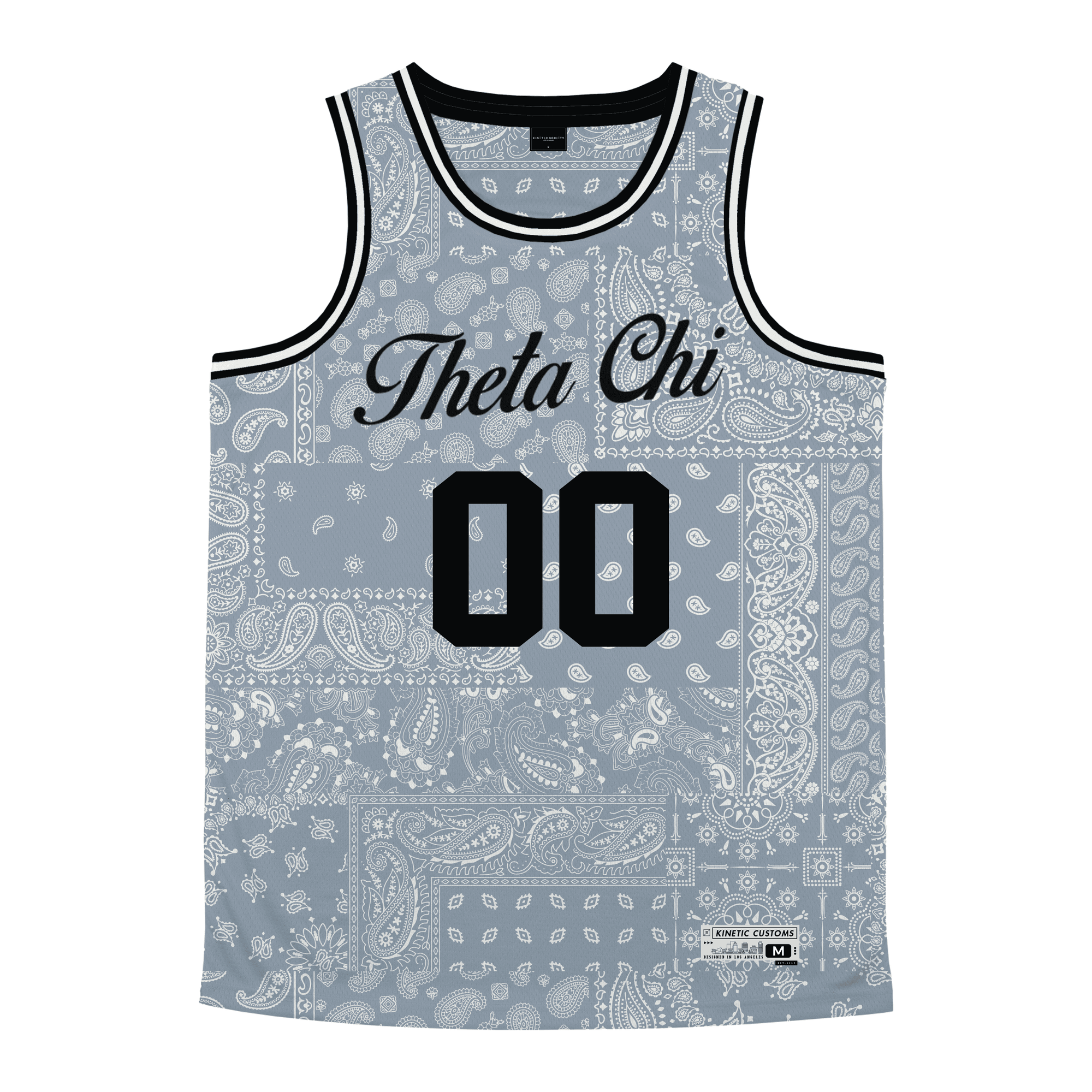 Theta Chi - Slate Bandana - Basketball Jersey