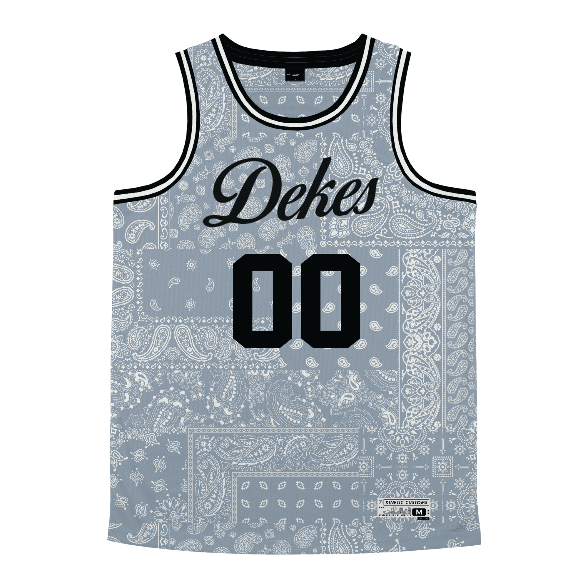 Delta Kappa Epsilon - Slate Bandana - Basketball Jersey