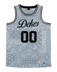 Delta Kappa Epsilon - Slate Bandana - Basketball Jersey