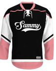 Sigma Alpha Mu - Black Pink - Hockey Jersey