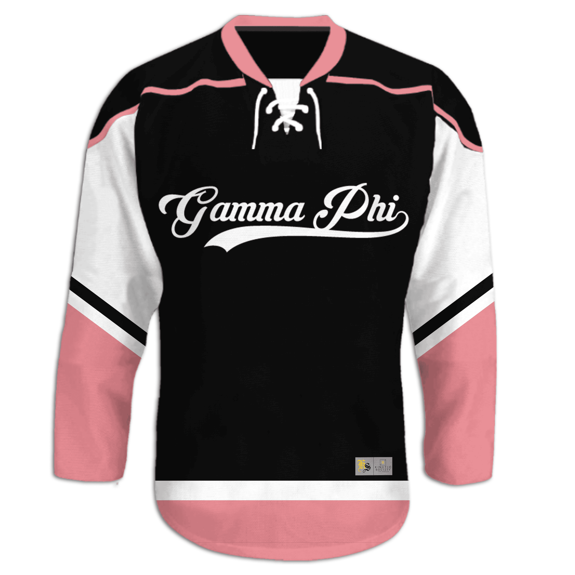 Gamma Phi Beta - Black Pink - Hockey Jersey