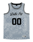 Delta Sigma Phi - Slate Bandana - Basketball Jersey