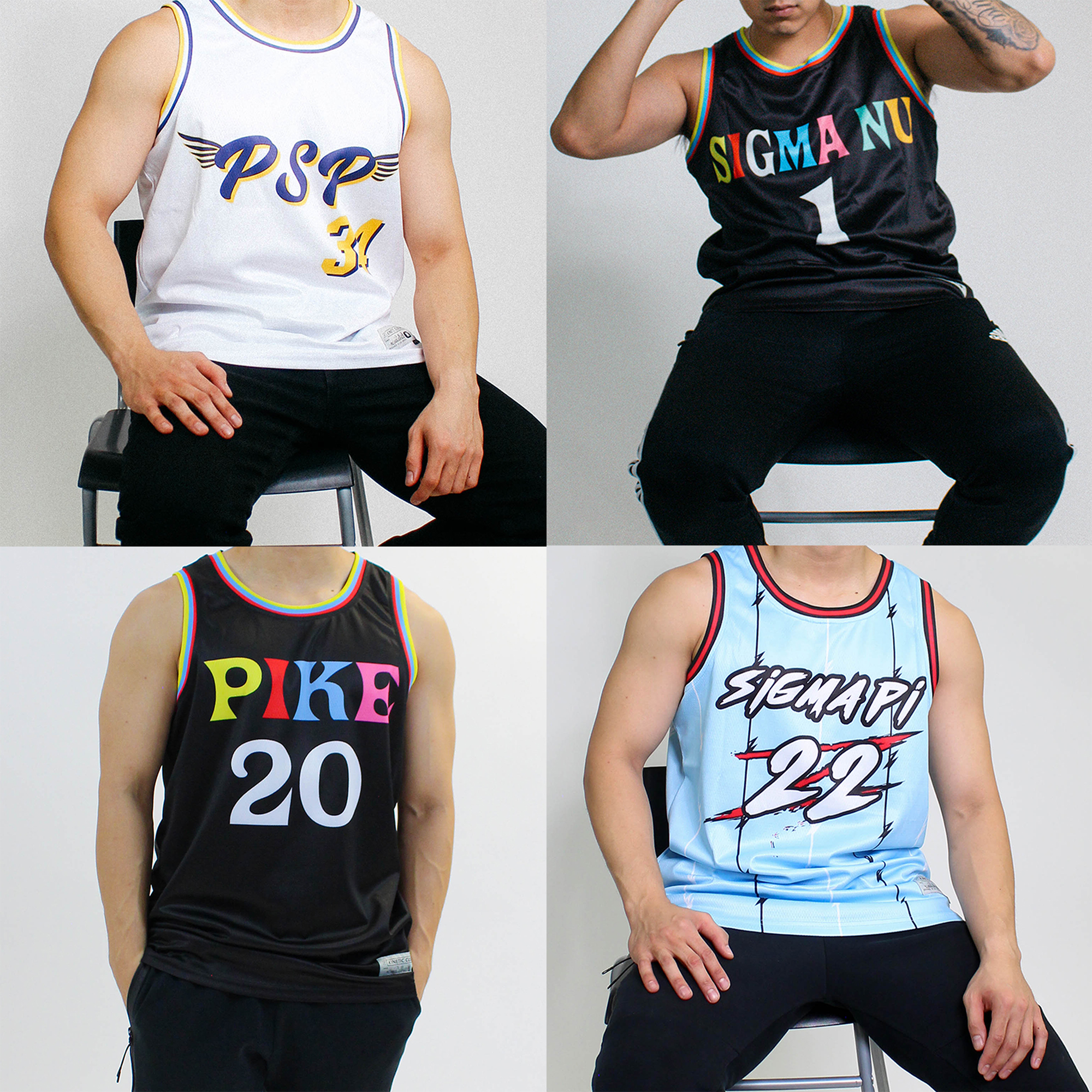 Phi Sigma Kappa - Tropical Basketball Jersey