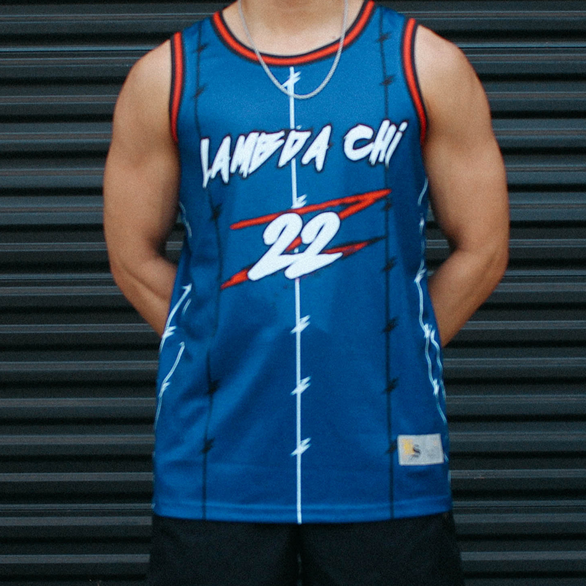 Phi Sigma Kappa - Tropical Basketball Jersey