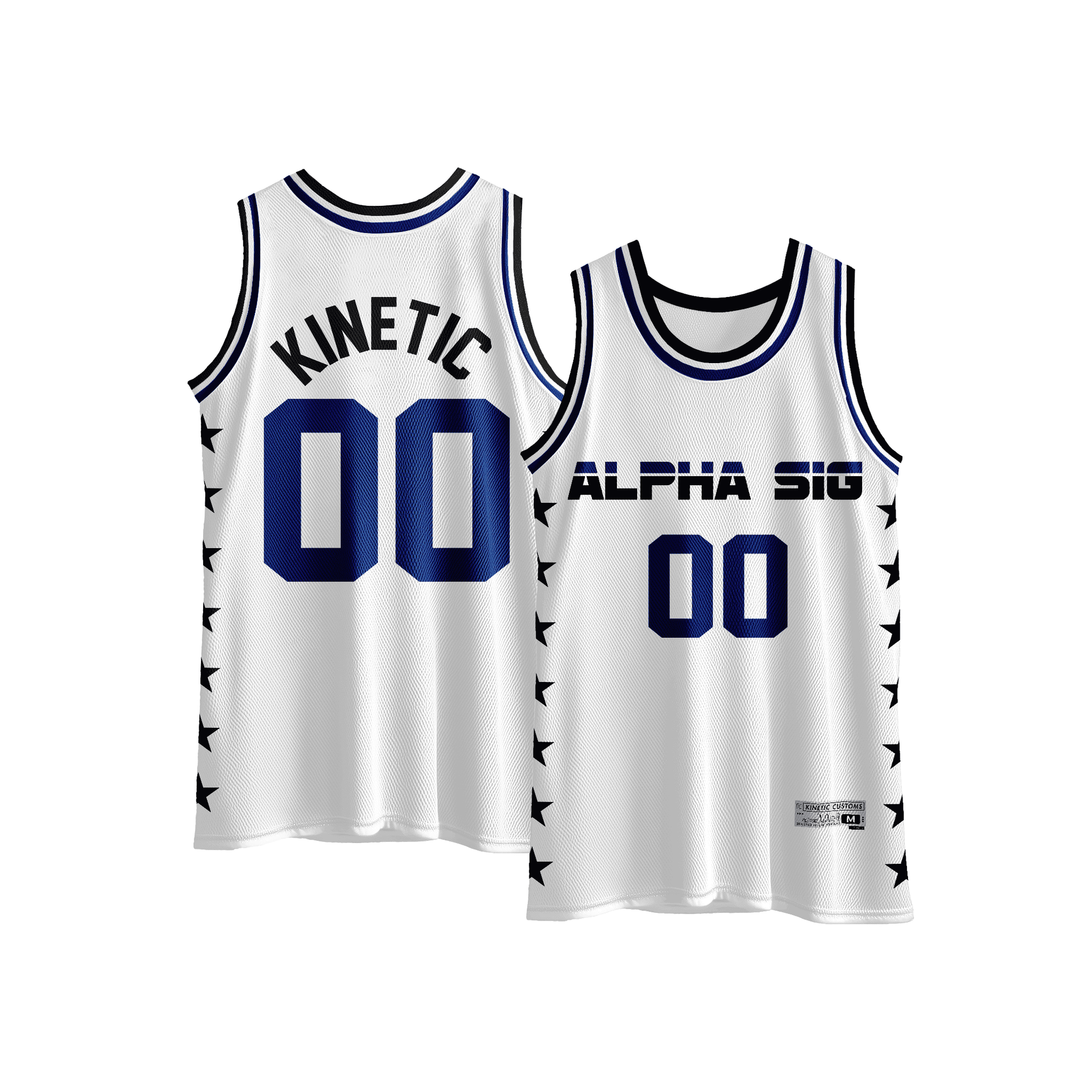 Alpha Sigma Phi Black Star Basketball Jersey – Kinetic Society LLC