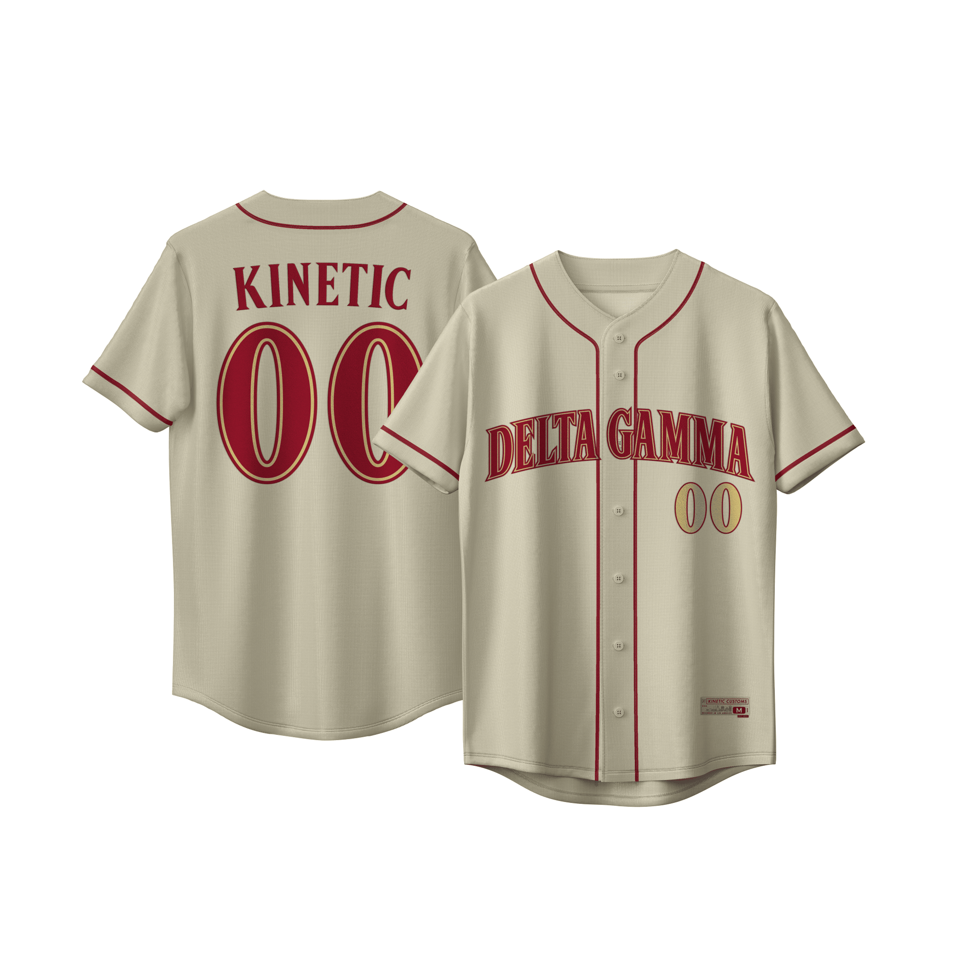 Delta Gamma - Cream Baseball Jersey