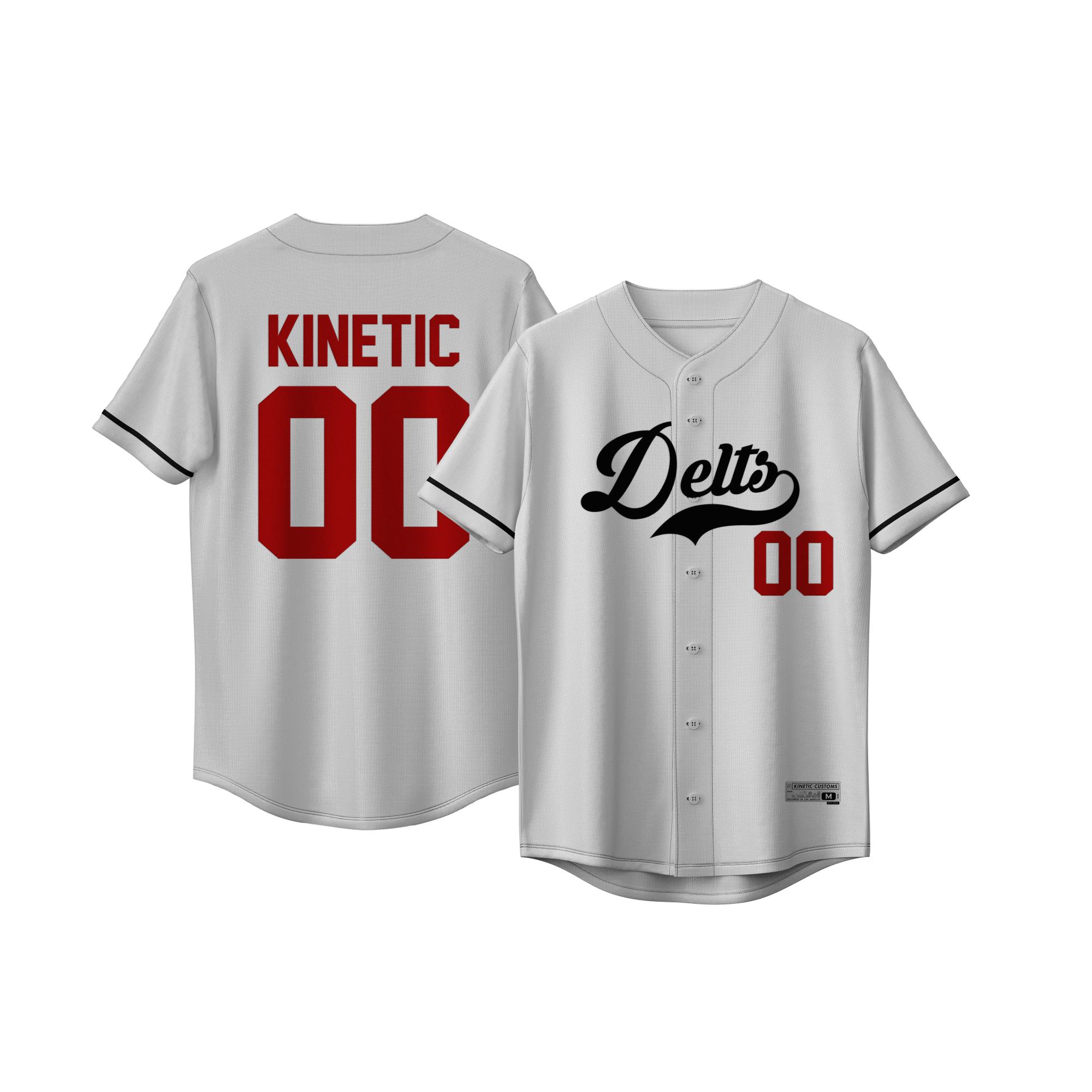 Delta Tau Delta - Classic Ballpark Red Baseball Jersey