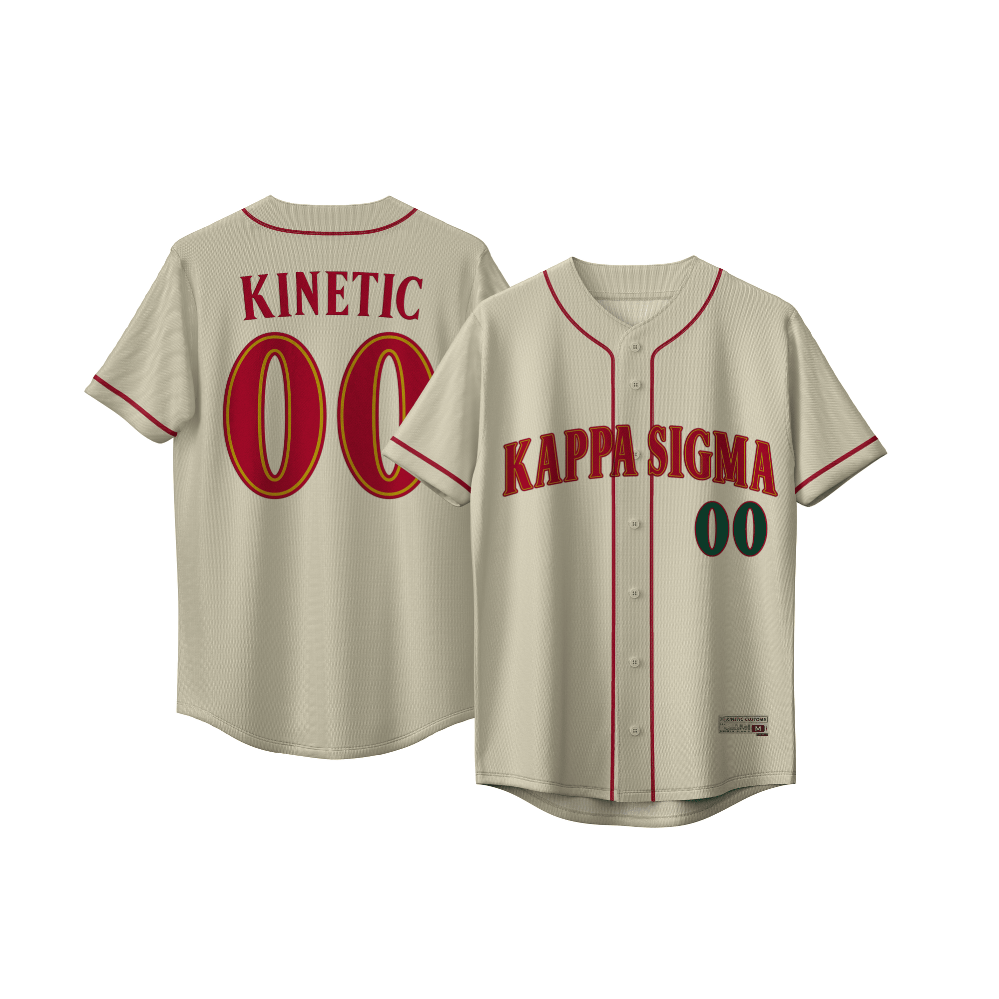 Kappa Sigma Cream Baseball Jersey – Kinetic Society LLC