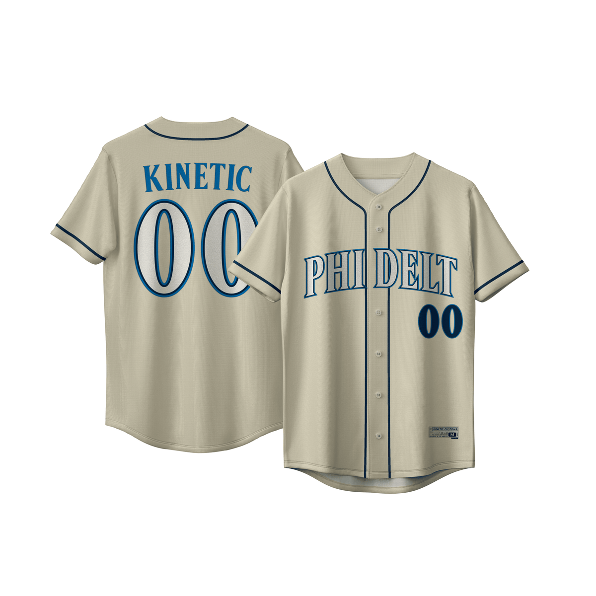 Phi Delta Theta - Cream Baseball Jersey – Kinetic Society LLC