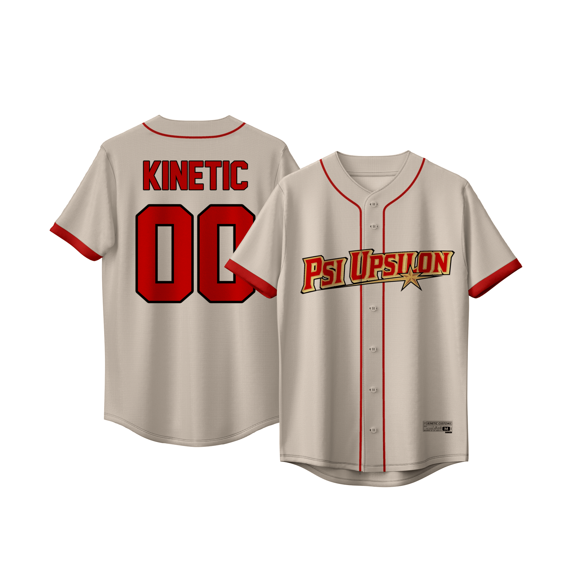 Psi Upsilon - Star Dust - Baseball Jersey