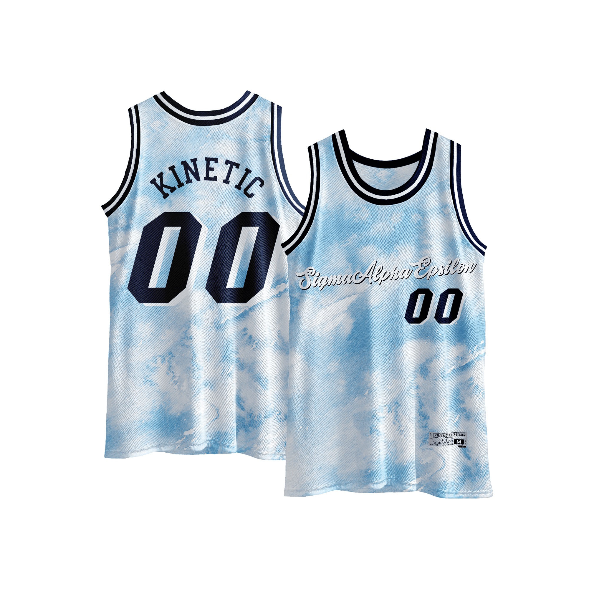 Sigma Alpha Epsilon - Blue Sky Basketball Jersey