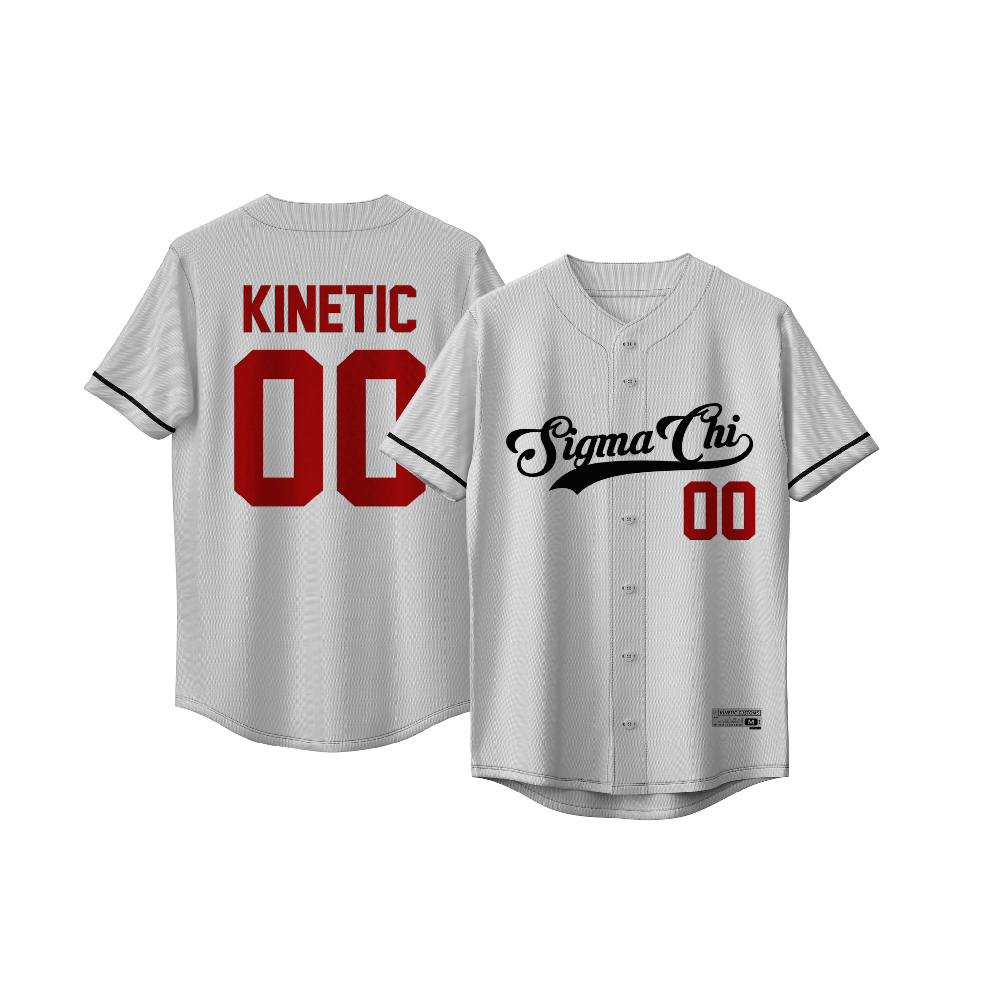 Sigma Chi - Classic Ballpark Red Baseball Jersey