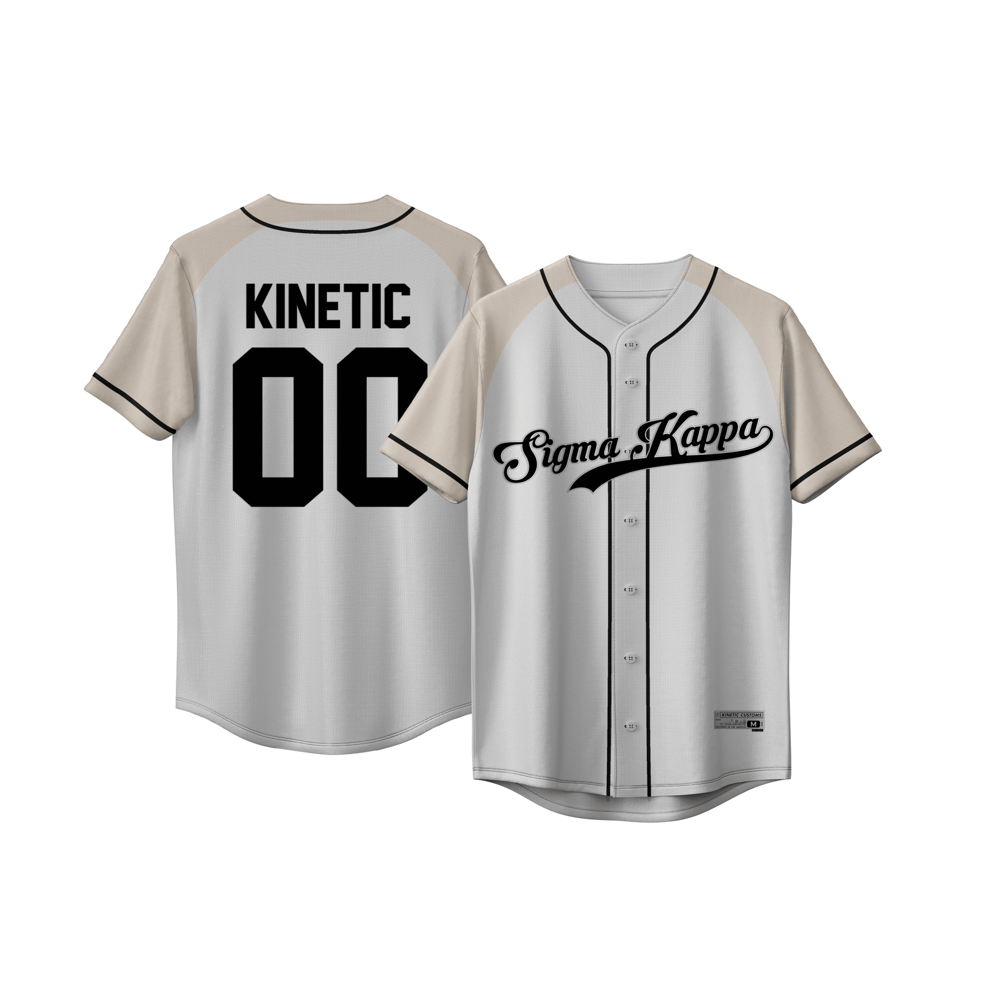 Sigma Kappa - Classic Cream - Baseball Jersey