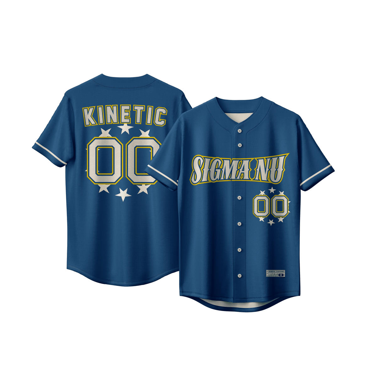 Sigma Baseball Sigma Nu - Star League Baseball Jersey – Kinetic Society LLC