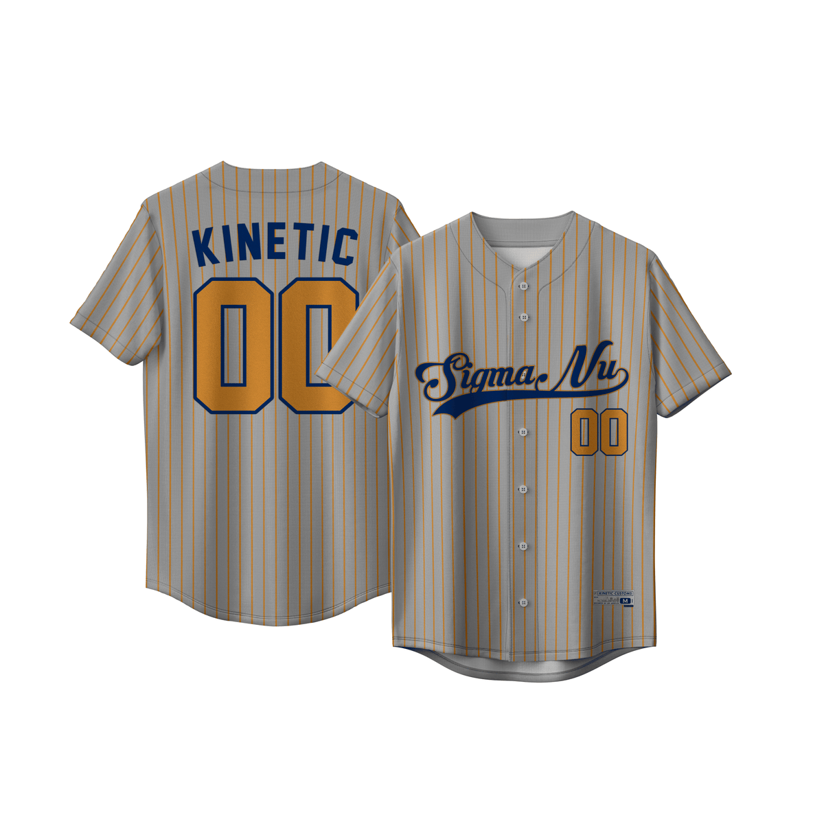 Sigma Baseball Sigma Nu - Urban Dugout - Baseball Jersey – Kinetic Society LLC