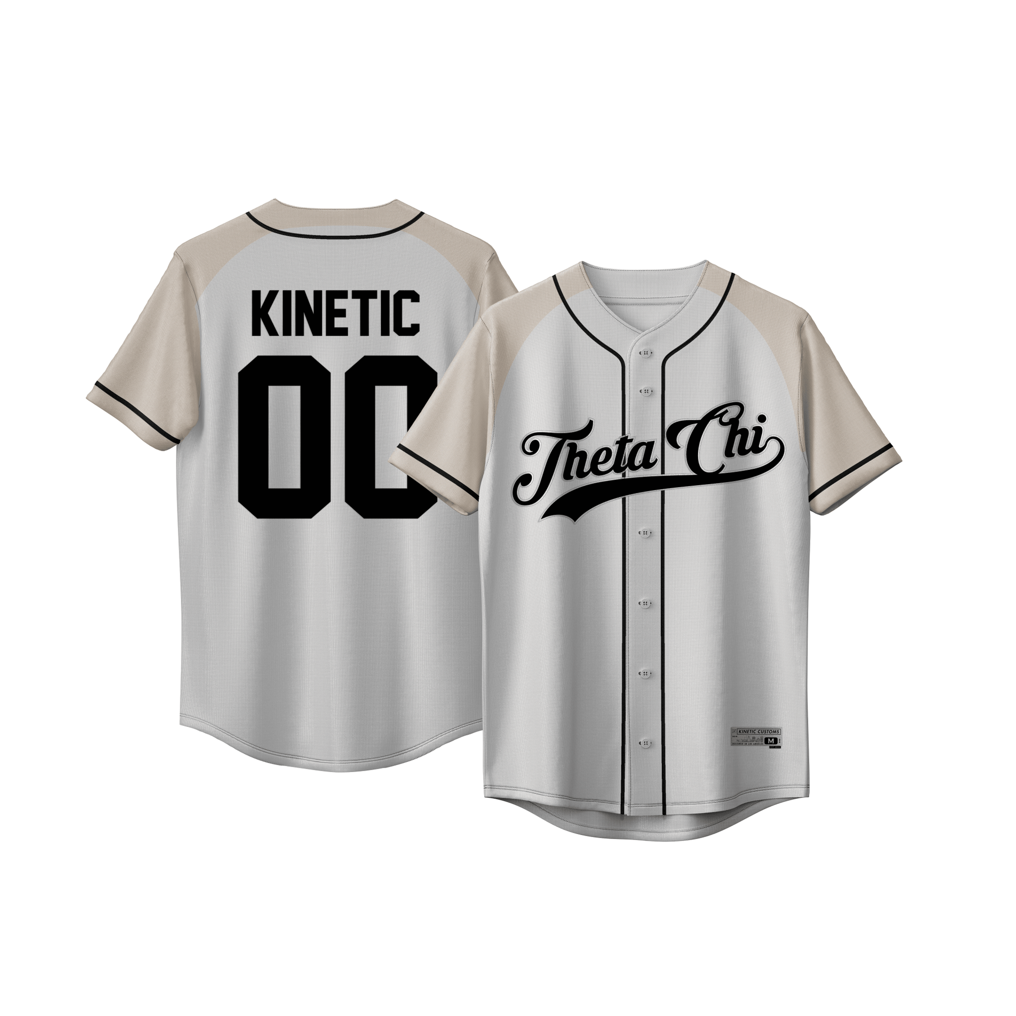 Theta Chi - Classic Cream - Baseball Jersey