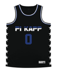 Pi Kappa Phi - Black Star Night Mode Basketball Jersey