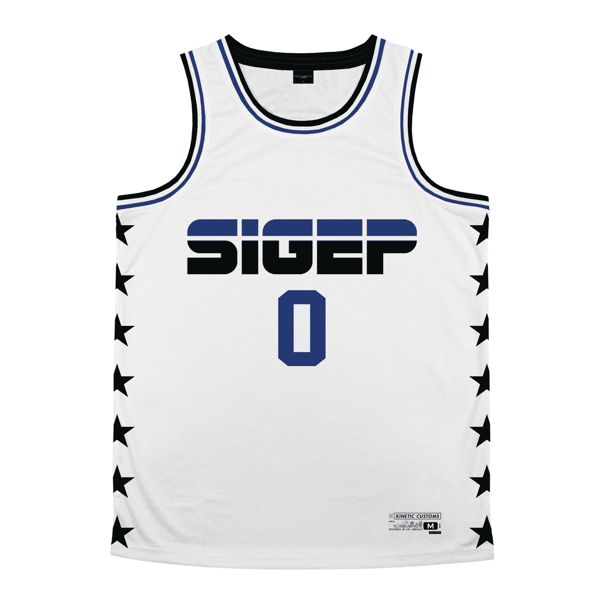 Sigma Phi Epsilon - Black Star Basketball Jersey