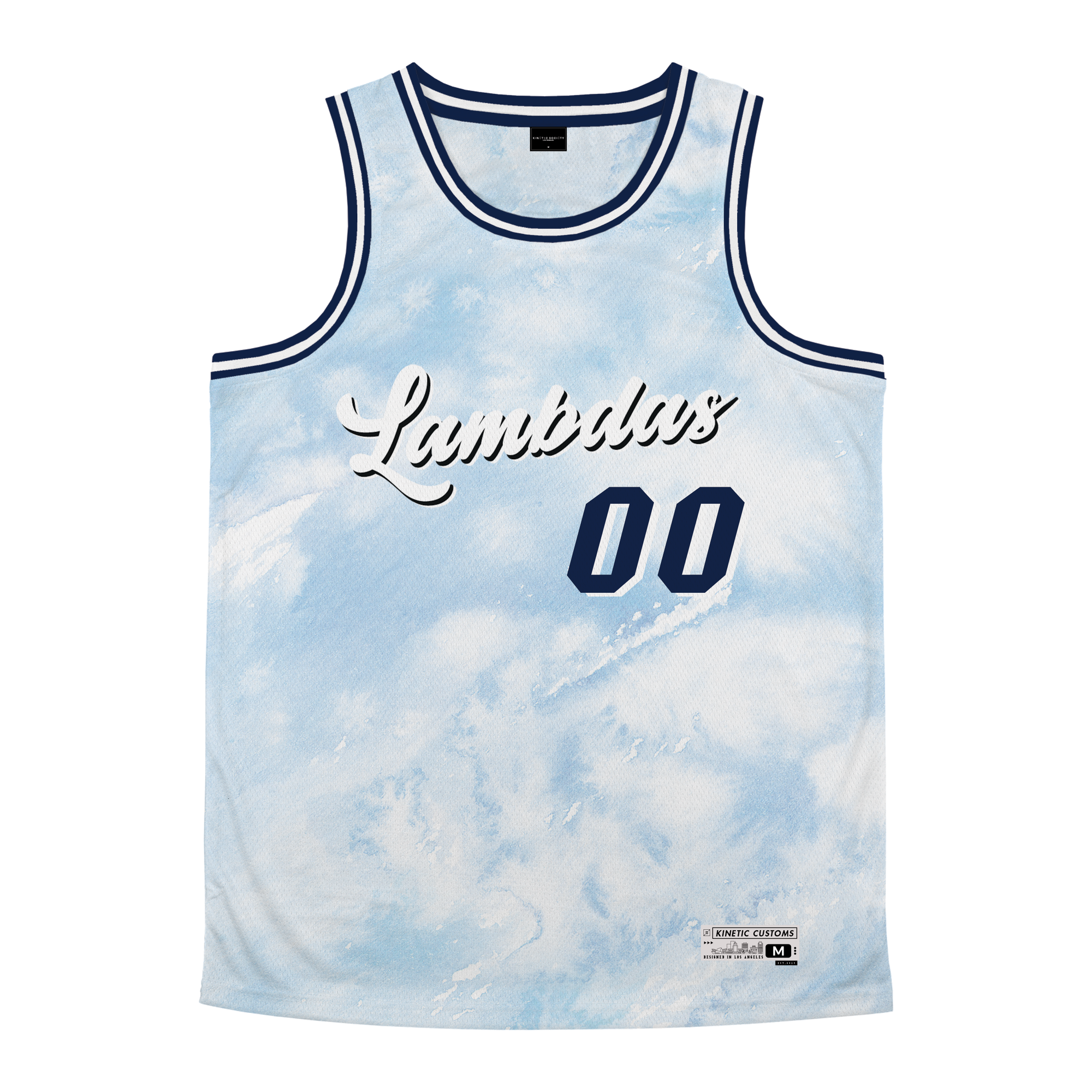 Lambda Phi Epsilon - Blue Sky Basketball Jersey