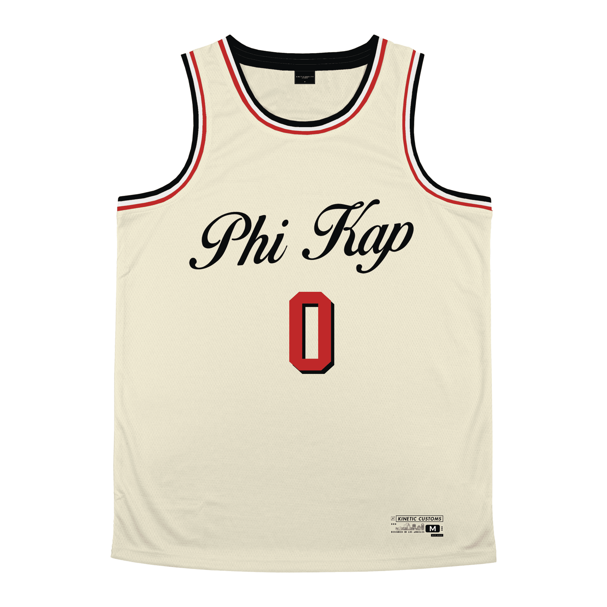 Phi Kappa Sigma - VIntage Cream Basketball Jersey