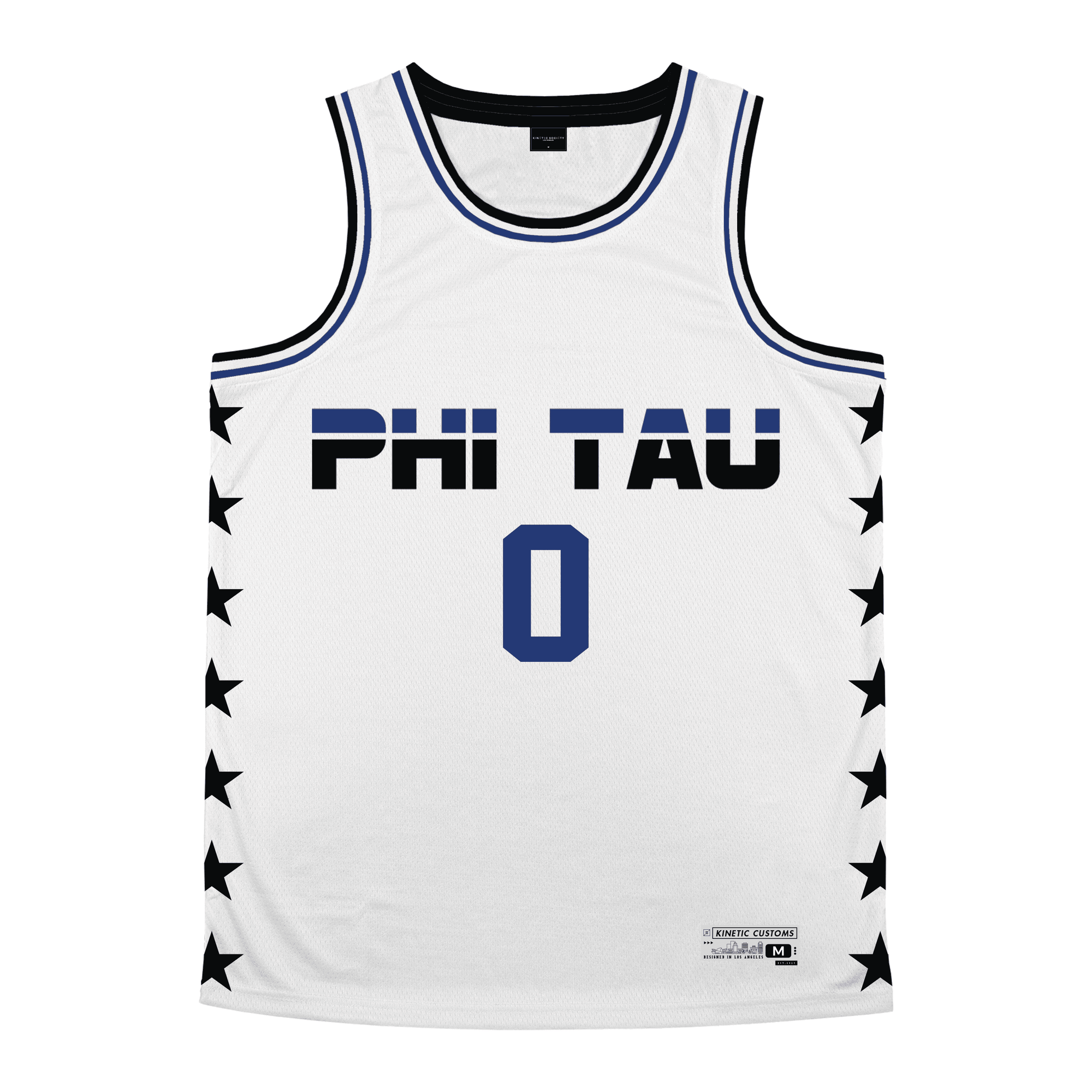 Phi Kappa Tau - Black Star Basketball Jersey