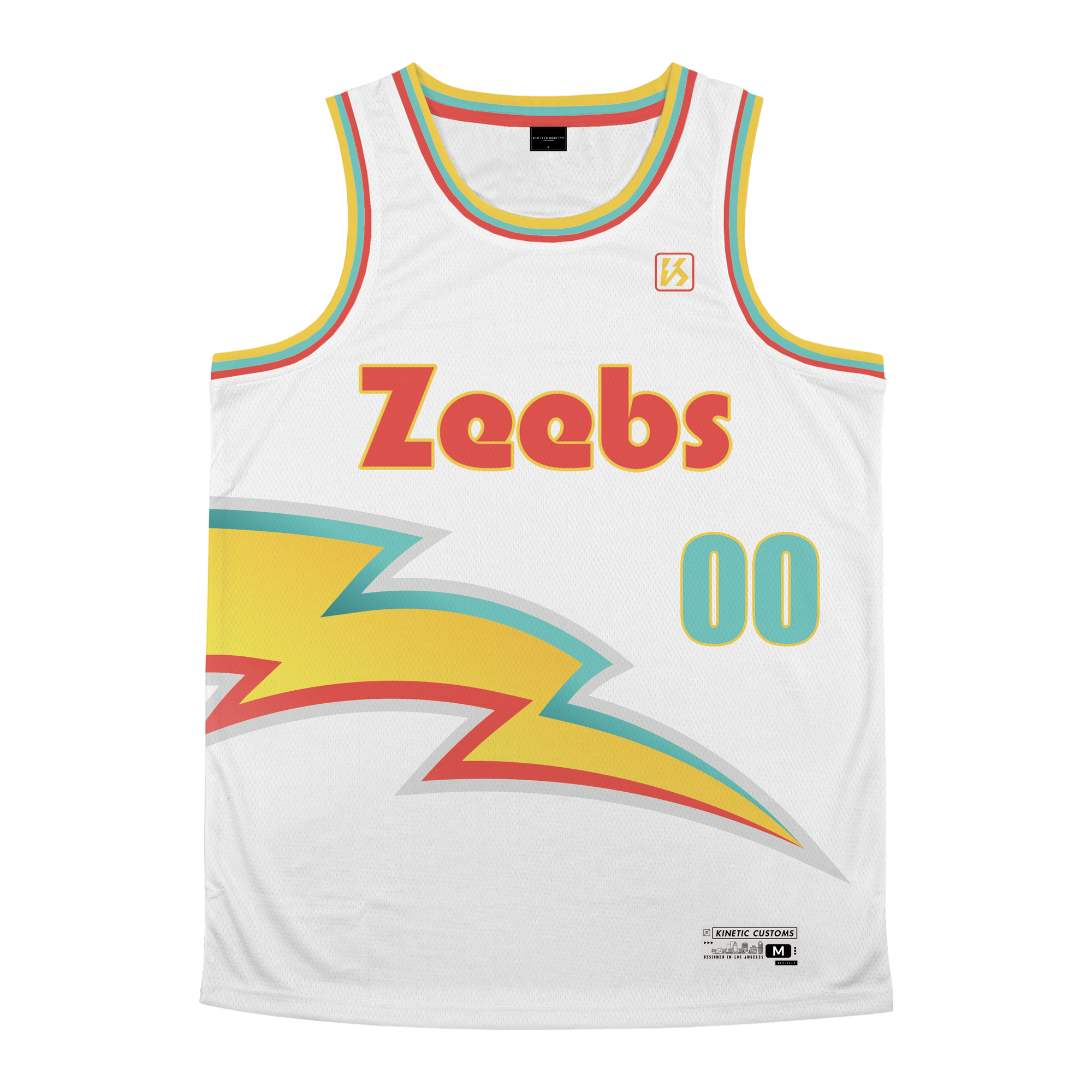 Zeta Beta Tau - Bolt Basketball Jersey